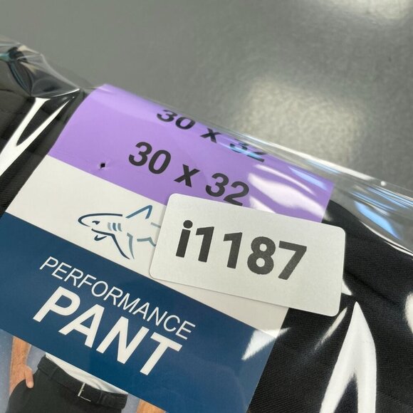 NEW Greg Norman Men's 30x32 Performance Tech Pants Flex Waistband Comfort Black - Picture 9 of 10